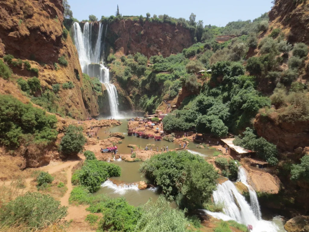 روعة الشلالات الطبيعية في المغرب